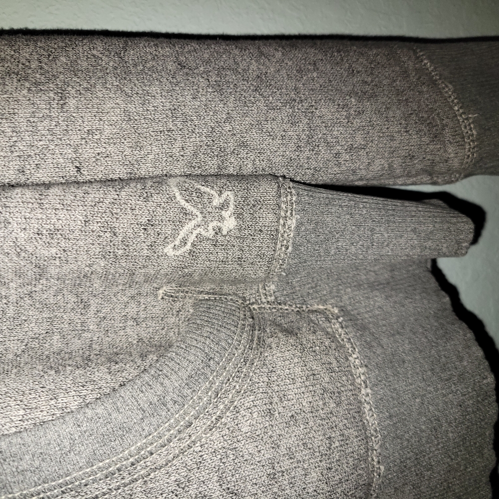 American Eagle Gray Zip-Up Hoodie - Picture 2 of 4